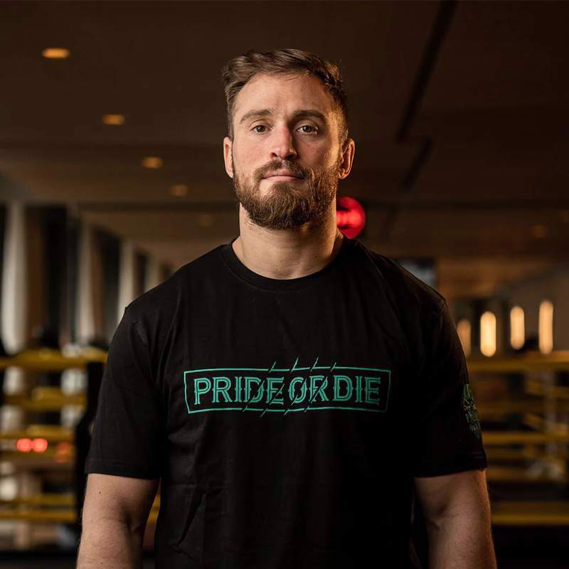PRiDEorDiE Unleashed V2 T-Shirt -black